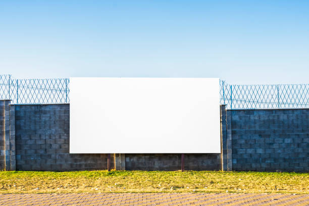 istock Blank billboard mockup ready for new ad in Brazil 2158326921
