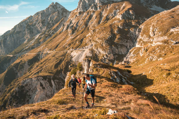 istock Diverse Friends Hiking with Joy 2158336507