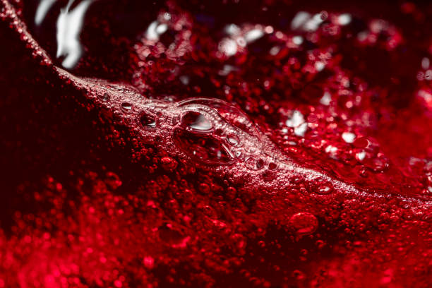 istock Red wine abstract splashing in glass. 2158344405