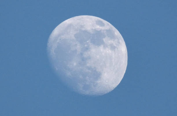 istock The Moon in the Evening Sky 2158349509