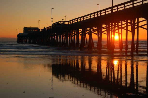 istock Reflections on the coast at the end of the day 2158352528
