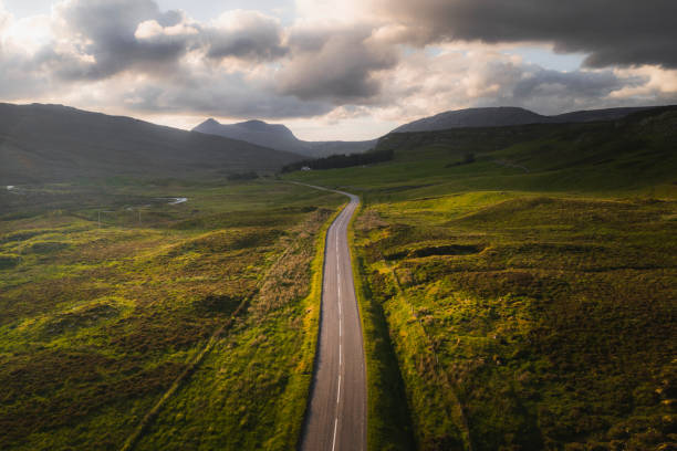 istock Scenic route during sunset in Scotland 2158361572