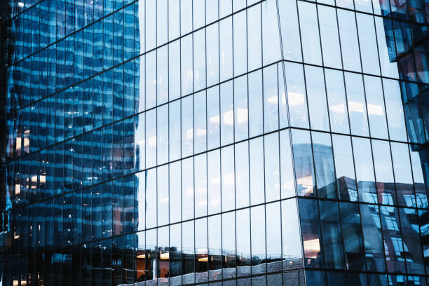 Free Stock Photo of Reflective glass facade of modern city high-rise ...