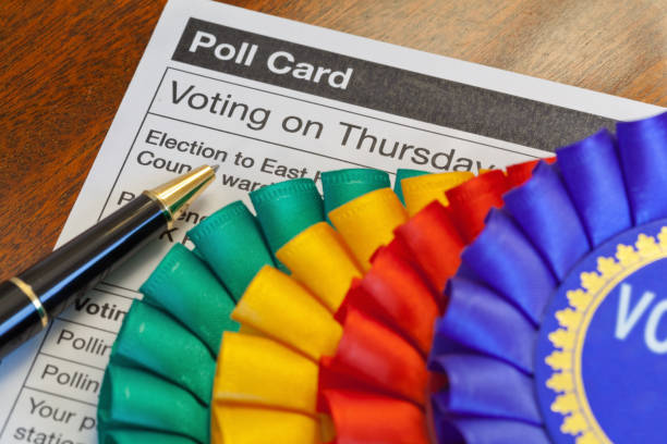 Poll Card for Candidate Voting in UK General Election