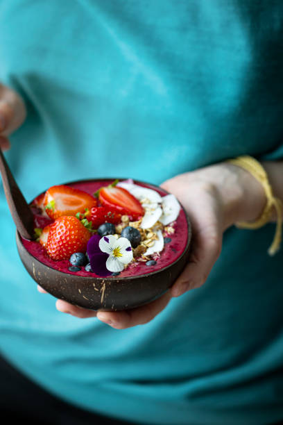 istock Acai in coconut shell healthy meal for summer vibes 2158369145