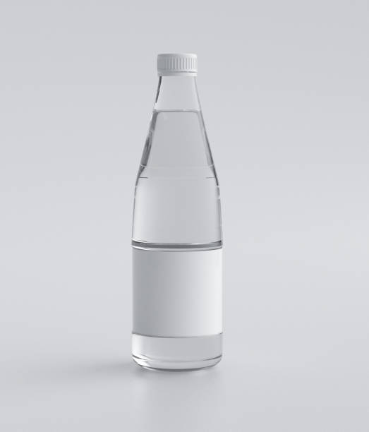istock realistic plastic water bottle for design. Fresh drink recycle container. Blank clean mineral water packaging design. Bottled pure water 2158369942