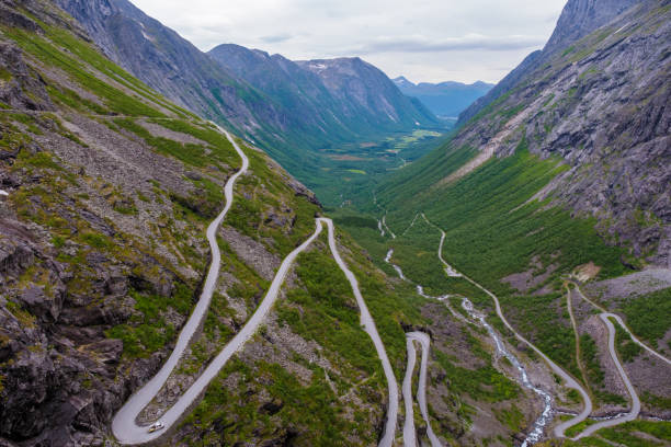 istock Serpentine Road Through Norwegian Mountains, Trollstigen Road Norway 2158370614