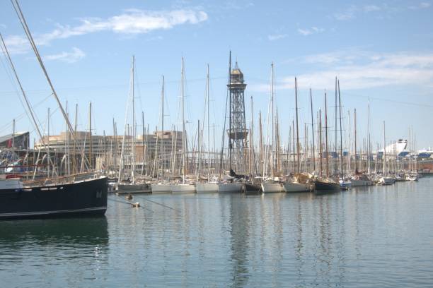 istock Port in Barcelona 2158371395