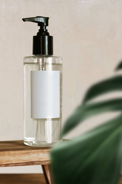 istock Sanitizer gel bottle, new normal living 2158374980