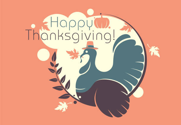 Thanksgiving turkey symbol vector illustration of Thanksgiving turkey symbol free thanksgiving pic stock illustrations