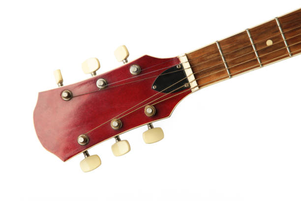 istock Guitar headstock isolated on white background 2158380004