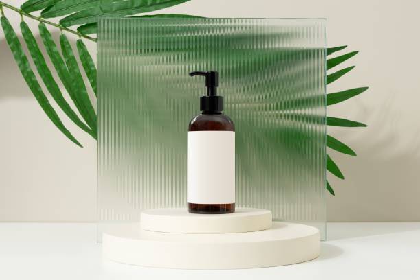 istock Pump bottle, beauty product packaging, blank label design 2158380224