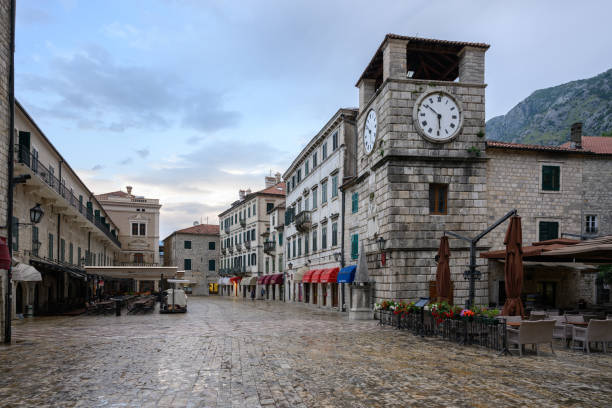 istock Old town square in Kotor, Montenegro 2158380654