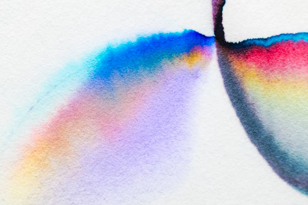 istock Aesthetic abstract chromatography background in colorful tone 2158380833