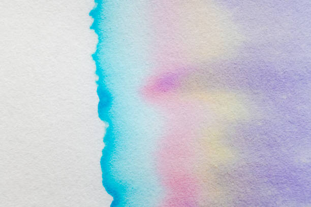 istock Aesthetic abstract chromatography background in pastel tone 2158381133