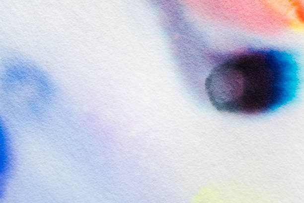 istock Aesthetic abstract chromatography background in blue tone 2158381141