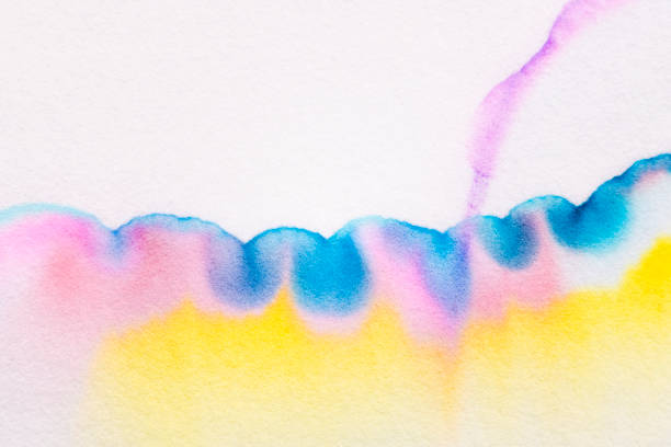 istock Aesthetic abstract chromatography background in colorful tone 2158381281