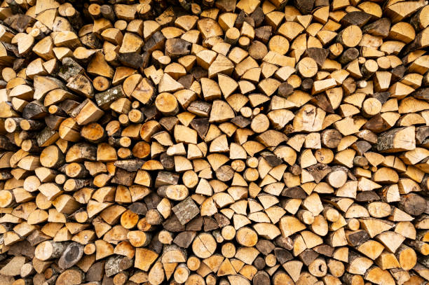 istock Pile of chopped fire wood 2158395106