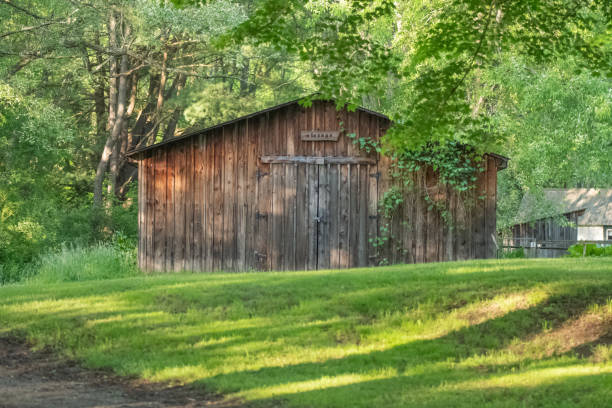 istock Old fashion wooden burn background image selective focus textured classic 2158395456