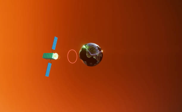 Information satellites orbiting the Earth