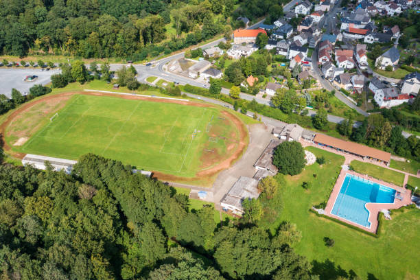 istock Sports field from above 2158398609