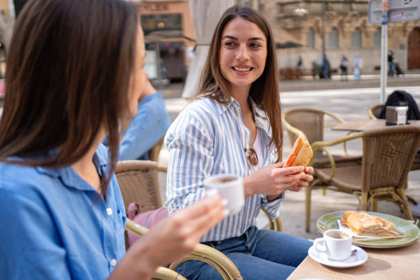 istock Morning gathering with coffee and breakfast outdoors 2158404114