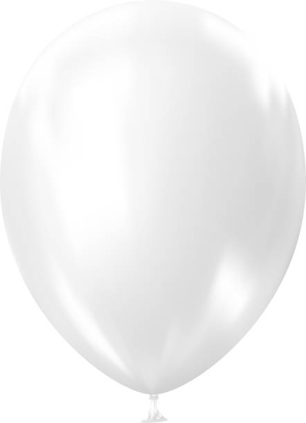 istock 3d realistic white balloon. USA Independence Day patriotic design. 2158411380