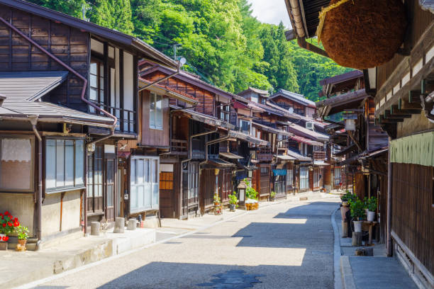istock Morning at Narai-juku (Shiojiri City, Nagano Prefecture). 2158411969
