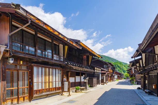 istock Morning at Narai-juku (Shiojiri City, Nagano Prefecture). 2158412012