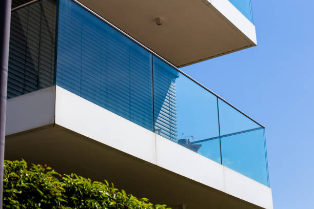 istock New modern glass balcony railing 2158414114
