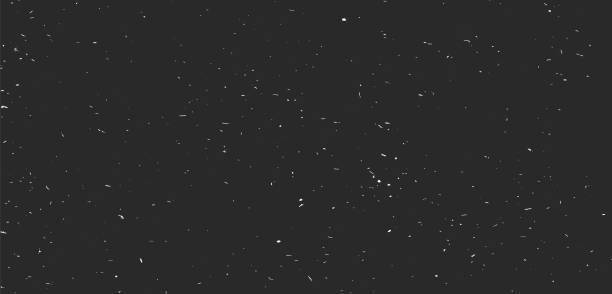 istock Grunge stamp, vintage effect, traces of antiquity. White dust particles on a dark background. Old black paper or cardboard for backdrop. Vector illustration of black board for chalk drawn 2158415478