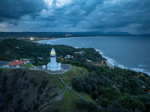 istock Cape Byron Lighthouse at sunset, Byron Bay, Australia 2158417159