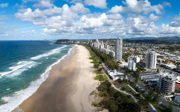 istock Gold Coast Beach and skyscrapers aerial view 2158417166
