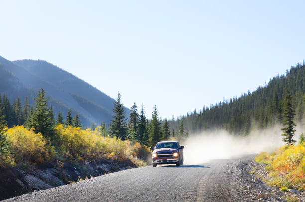 istock Highway leading to snowcapped mountains 2158418586
