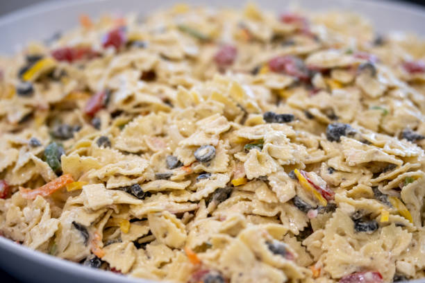 istock Macaroni salad pasta salad ready to be served. 2158421568