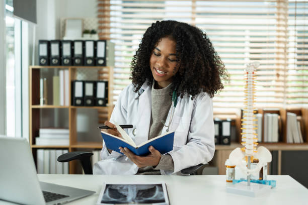 istock Medical Technology Concepts The doctor is working on a tablet and  digital tablet computer in a modern office in the morning at the desk. 2158426005