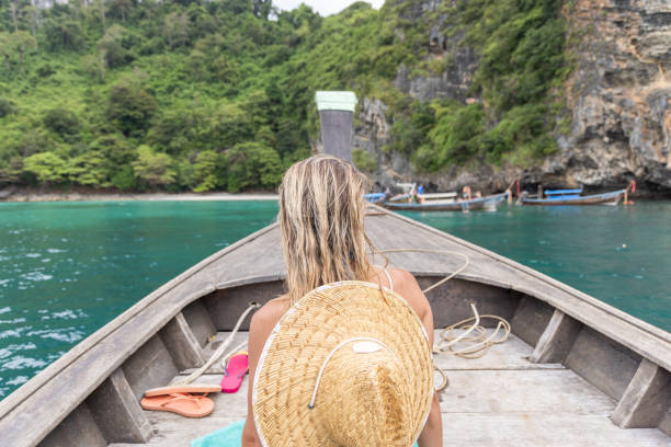 istock Long tail boat trip in Thailand 2158426459
