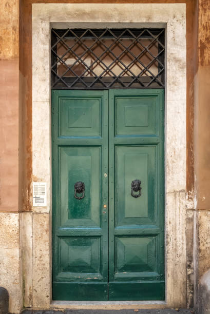 istock An old decorated vintage door 2158428831