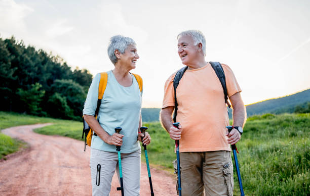 istock Enjoying the hiking route 2158429662