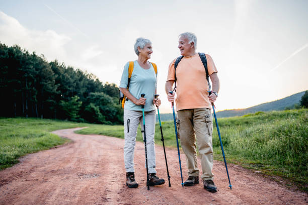 istock Enjoying the hiking route 2158429751