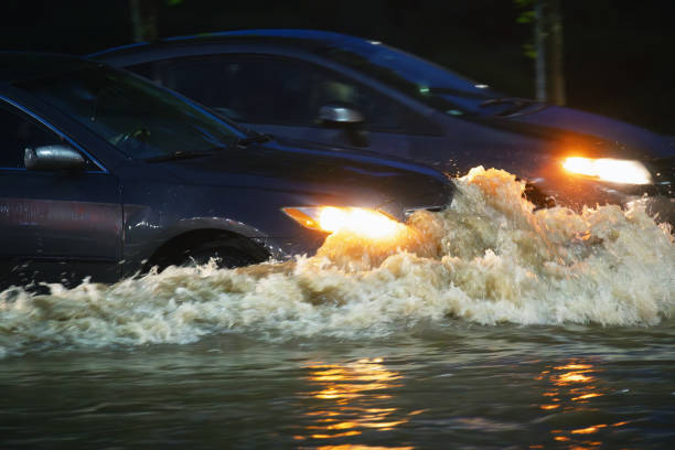 istock Roadway Flooding After Torrential Rain 2158431295