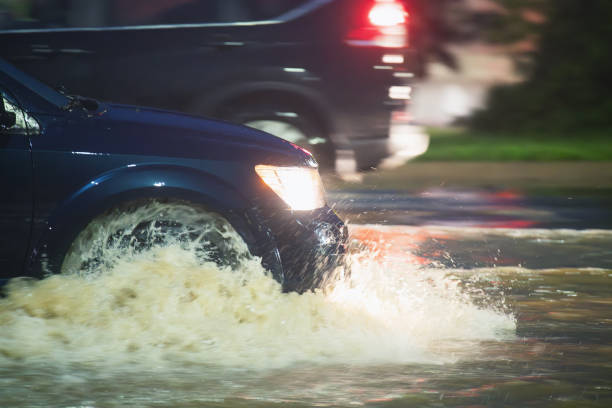istock Roadway Flooding After Torrential Rain 2158431337