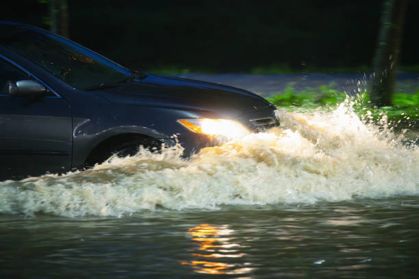 istock Roadway Flooding After Torrential Rain 2158431338