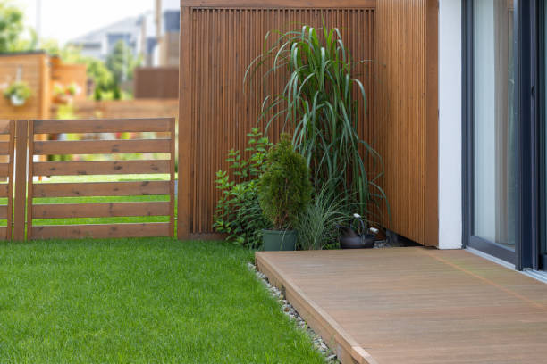 istock Stylish Outdoor Seating Area 2158431408