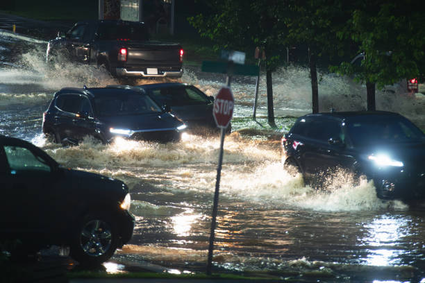 istock Roadway Flooding After Torrential Rain 2158431415