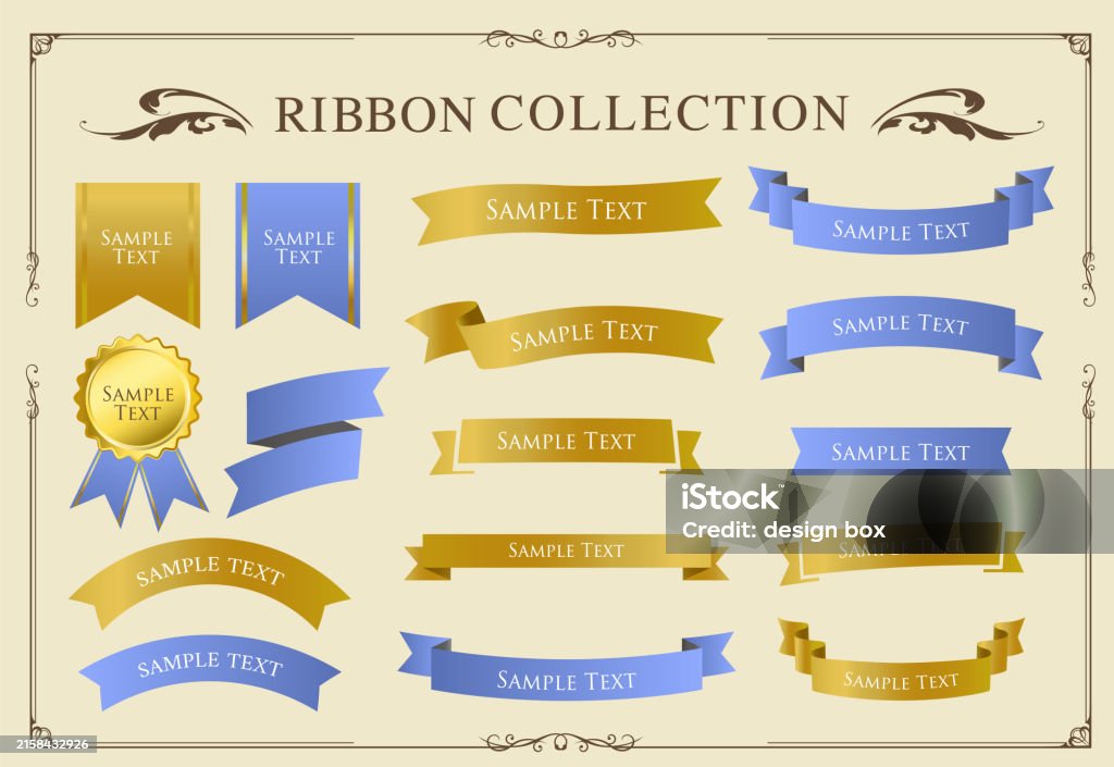 Border Design Ribon Ribbon Decoration Design Set And Antique Borders And Frames Design ...