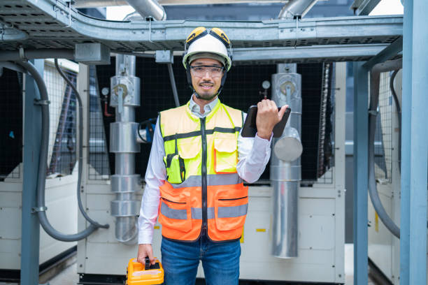 istock Engineer Conducting Inspection in Industrial Plant 2158436114