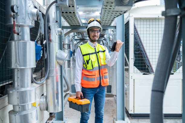 istock Engineer Conducting Inspection in Industrial Plant 2158436224