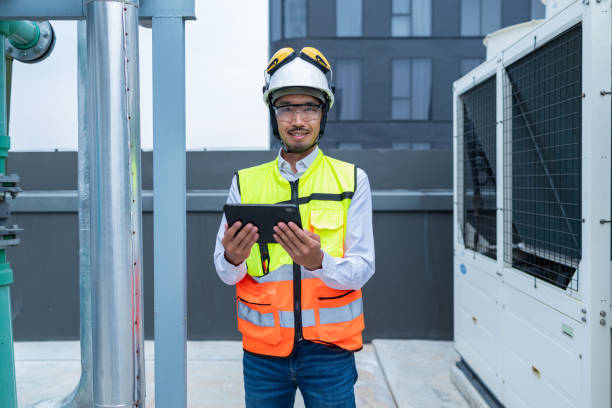 istock Engineer Conducting Inspection in Industrial Plant 2158436535