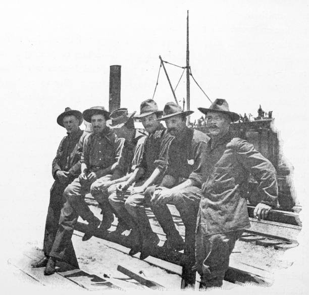 istock Antique photograph of Cuba during the Spanish American War 2158448253